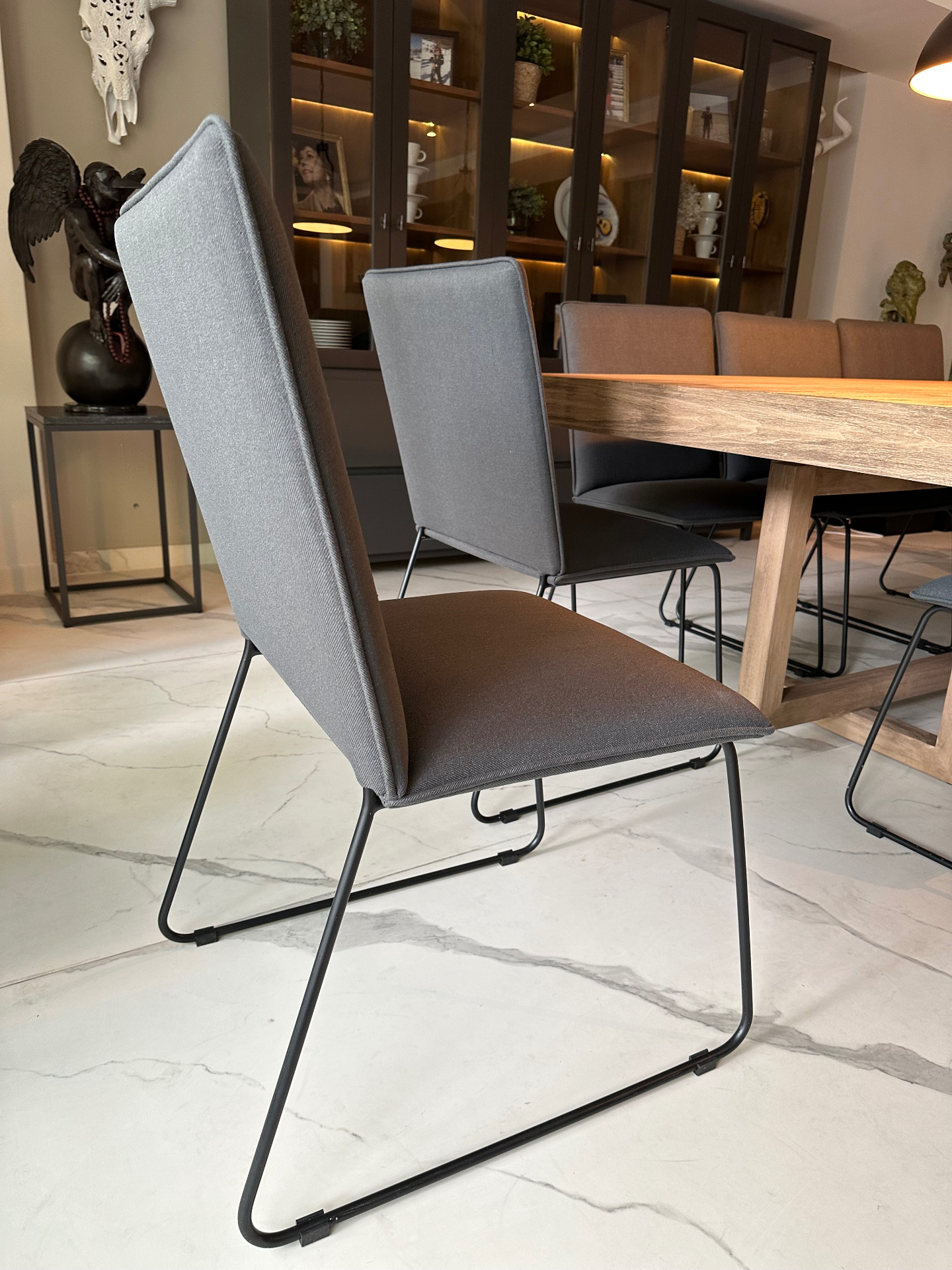 Silla de comedor vista lateral